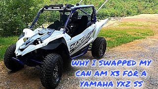 I SOLD MY CAN AM X3 AND GOT A 2019 YAMAHA YXZ1000R SS SE Am I crazy [upl. by Ttsepmet]