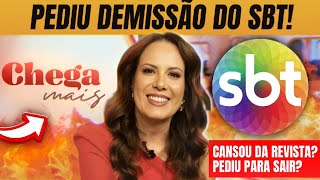 🔴 REGINA VOLPATO pede DEMISSÃO do SBT [upl. by Etolas]