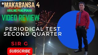 SECOND PERIODICAL TEST  MAKABANSA 4  VIDEO REVIEW [upl. by Cristabel839]