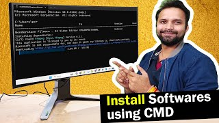 💥CMD Trick Install amp Uninstall software using Command Prompt in Windows [upl. by Ursas]