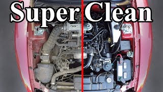 How to SUPER CLEAN your Engine Bay [upl. by Weldon14]