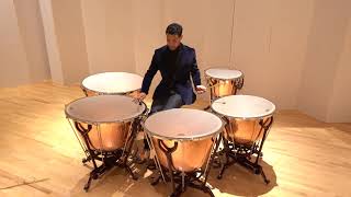 TIMPANI SOLO ETUDE 1 – SCHERZO BY TOM FREER [upl. by Nwahsal]