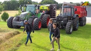 Doppelbereifung auf Traktor Fendt ONE montieren amp neue Sky EasyDrill HD Drillmaschine vorbereiten [upl. by Sillaw]