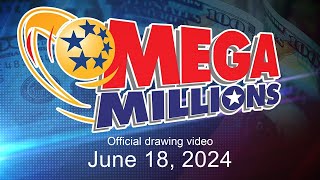 Mega Millions drawing for June 18 2024 [upl. by Aicissej273]