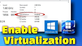 How to Enable Virtualization in Windows 10  11 PC  Enable VTx in Bios [upl. by Gnaoh]