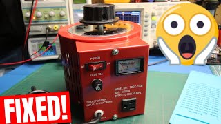 Variable Transformer Variac Review and Repair 🔥 [upl. by Nahguav]