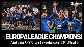 Atalanta lift the Europa League Trophy 🏆  Atalanta 30 Bayer Leverkusen UEL Final [upl. by Lemor762]