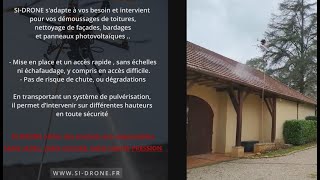 nettoyage par drone dans le Lot proche de Cahors [upl. by Enixam]