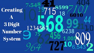 How To Create A 3 Digit Number System The Set Up [upl. by Colwen]