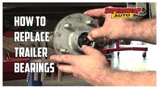 How to  Replace Trailer Wheel Bearings  Supercheap Auto [upl. by Rockafellow836]