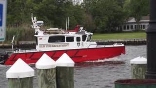 2016 0611 Islip NY Fireboat 4 [upl. by Zumwalt]