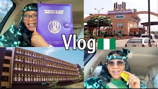 BENIN CITY VLOG I Finally GRADUATED after 12 years in UNIBEN Tour University of Benin with me [upl. by Yaja803]