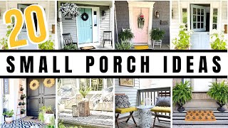 20 Of The BEST Tips For Styling A Small Front Porch [upl. by Bollay213]