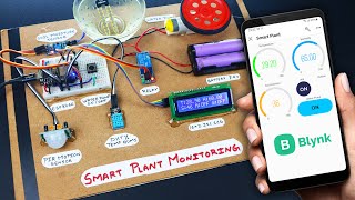 New Blynk IOT Smart Plant Monitoring System [upl. by Thad]