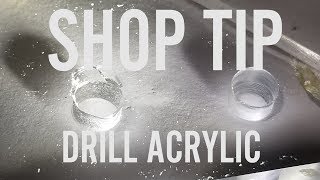 How To Drill Acrylic And Other Brittle Plastics [upl. by Yar106]