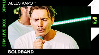 Goldband speelt Alles Kapot live  3FM Live Box  NPO 3FM [upl. by Nylknarf827]