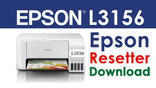 EPSON L3156 Resetter adjustment program  red light blink Solutions [upl. by Eastman]