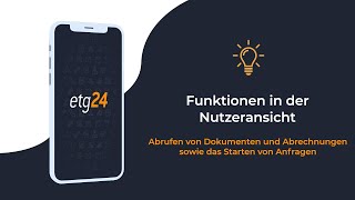 Funktionen der etg24 Nutzeransicht  Das digitale Kundenportal Ihrer Immobilienverwaltung [upl. by Annoj]