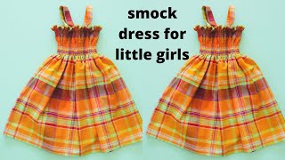 DIY HOW TO SMOCK A DRESS FOR LITTLE GIRLS  helloangeldesign [upl. by Dirtsa227]