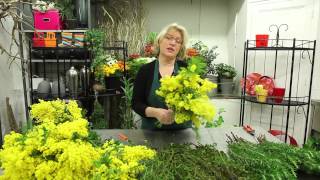 Comment faire un bouquet de mimosa original [upl. by Weiner]