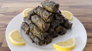 How to Make Stuffed Grape Leaves  Dolma Recipe [upl. by Shoshana]