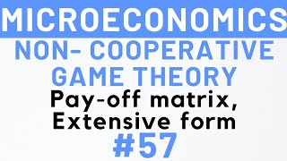 57 Pay Off matrix Extensive Form Game Game Theory Equilibrium  Kanishka Luthra [upl. by Dash]