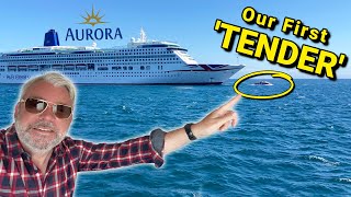 Our FIRST Cruise quotIts The TENDERquot  PampO Aurora Visits Bruges And Guernsey [upl. by Brainard]