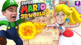 Super MARIO 3D World part 2 with HobbyFamilyTV [upl. by Nahgeam]