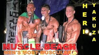 HERI YAKUZA  Muscle Beach Kuta Bali 15 Okt 2017 Mens Most Muscular part 04 BI [upl. by Carmita]