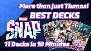 More than just Thanos  11 BEST DECKS in 10 Minutes  January 12th 2024 [upl. by Marva]