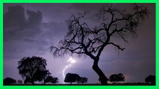 ⚡ Sonido de Lluvia y Truenos para Dormir⚡ 4 Horas  Tormenta Fuerte  Lluvia Relax con Truenos [upl. by Pleione]