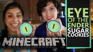 Minecraft Eye of the Ender Cookies  Quake N Bake [upl. by Nonnahsal]