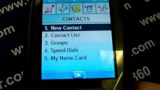 LG VX8300  Erase Cell Phone Info  Delete Data  Master Clear Hard Reset [upl. by Yoc]