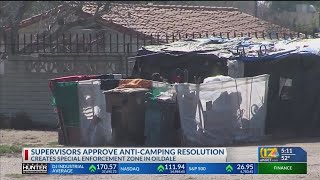 72hour notices will no longer be given before eradicating illegal homeless encampments in Kern [upl. by Erialc204]