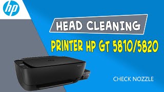 Cleaning Printer HP GT5810  GT5820 [upl. by Zipah]