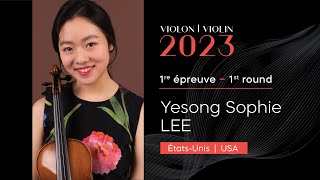 CMIM Violon 2023  1ère épreuve  First Rounf  Yesong Sophie Lee [upl. by Lotz]