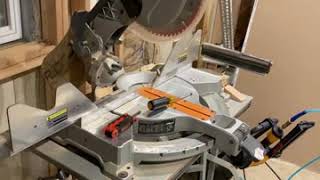 Rigid chop saw blade change [upl. by Eyram950]