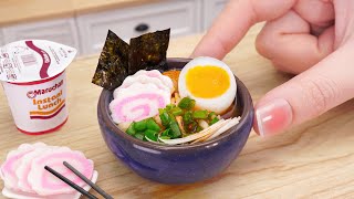 Perfect Miniature RAMEN Recipe  Spicy Chicken Noodles amp ASMR Mini Food by Miniature Cooking [upl. by Olympie]