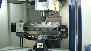 5 axis CNC Porting and CNC Engine Block Machining Center [upl. by Mokas]