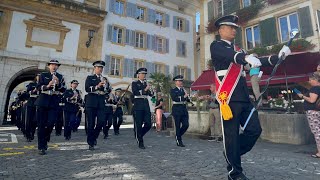 The Japanese Air Self Defence Force Band Avenches Tattoo Parade in Murten [upl. by Airdna838]