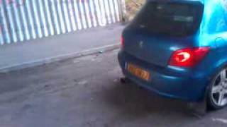 Peugeot 307 Hdi Straight Pipe [upl. by Adnawyt]