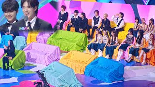 NCT DREAM 밀리언스 TOP10 이영지BOYNEXTDOOR 키스오브라이프스테이씨 Reaction 231202 2023 mma 멜론뮤직어워드 직캠 [upl. by Bathsheba]