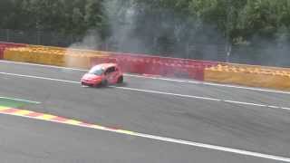 600Km the Spa Francorchamps crash and action [upl. by Janene253]