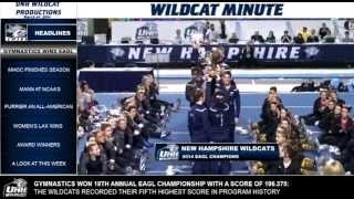 UNH Athletics Wildcat Minute  March 24 2014 [upl. by Mail]