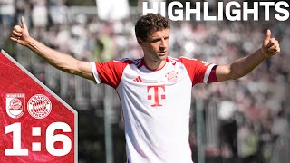 Müller brace at Dream Match 2023  Weinbeisser Kaltern vs FC Bayern  Highlights [upl. by Nevil155]