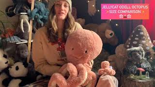 Jellycat Odell Octopus Size Comparison amp Sensory Qualities [upl. by Arianie]