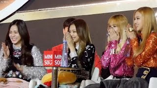 170113 블랙핑크 BLACKPINK 사진찍고 싶은 걸그룹젝스키스 수상 축하 지수제니로제리사 직캠 Fancam 제31회 골든디스크 어워즈 by Mera [upl. by Larkins247]