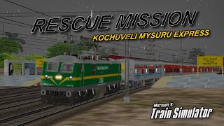 RESCUE MISSION BY WAG9🔥🗿  16316 KOCHUVELI MYSURU EXPRESS  TSDR V3  msts openrails ir [upl. by Anaira207]