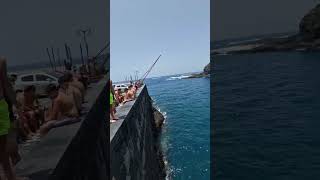 Garachico Tenerife Cliff Diving Adventure in the Stunning Lava Natural Pools [upl. by Theadora]