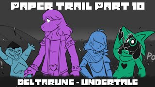 Paper Trail Part 10 【 Deltarune  Undertale Comic Dub 】 [upl. by Norrag]